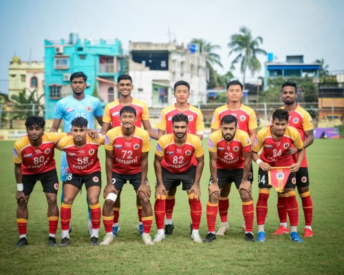 কলকাতা ফুটবল লিগ ২০২৫     ইস্টবেঙ্গল এফসি : ৩    রেলওয়ে এফসি : ০
