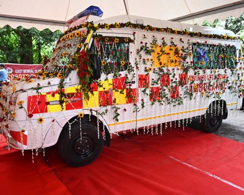 অ্যাম্বুলেন্স পরিষেবার উদ্বোধন