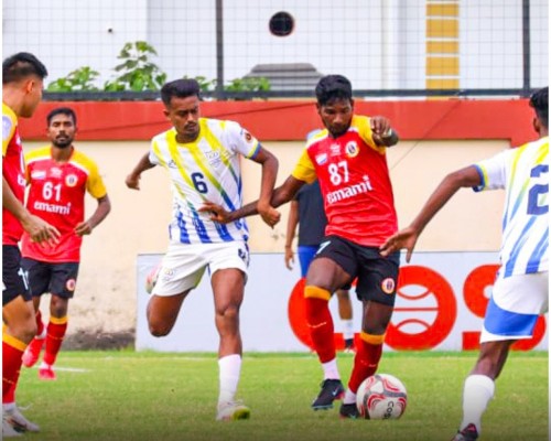 কলকাতা ফুটবল লিগ ২০২৫: ইস্টবেঙ্গল এফসি : ৪ জর্জ টেলিগ্রাফ : ০