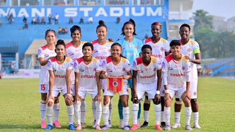 ইন্ডিয়ান ওমেন্স লিগ ২০২৫-২৬  ইস্টবেঙ্গল এফসি : ১   সেতু এফসি : ০