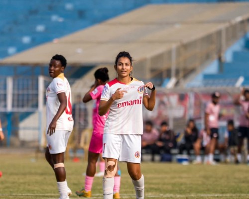 ইন্ডিয়ান ওমেন্স লিগ ২০২৫-২৬  ইস্টবেঙ্গল এফসি : ৯   সেসা এফএ : ০