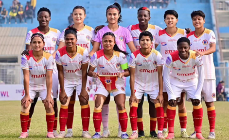 ইন্ডিয়ান ওমেন্স লিগ ২০২৫-২৬ :  ইস্টবেঙ্গল ৫ গোলে বিজয়ী হয়েছে