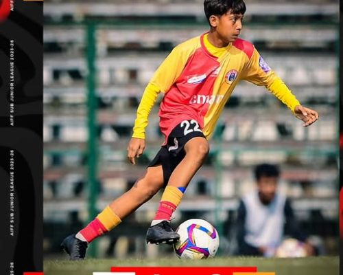 এ.আই.এফ.এফ. অনূর্ধ্ব ১৪ সাব জুনিয়র লিগ ২০২৫–২৬ জোনাল গ্রুপ ‘এইচ’: 🔴 ইস্টবেঙ্গল এফসি : ০ 🟢 মোহনবাগান এসজি : ১